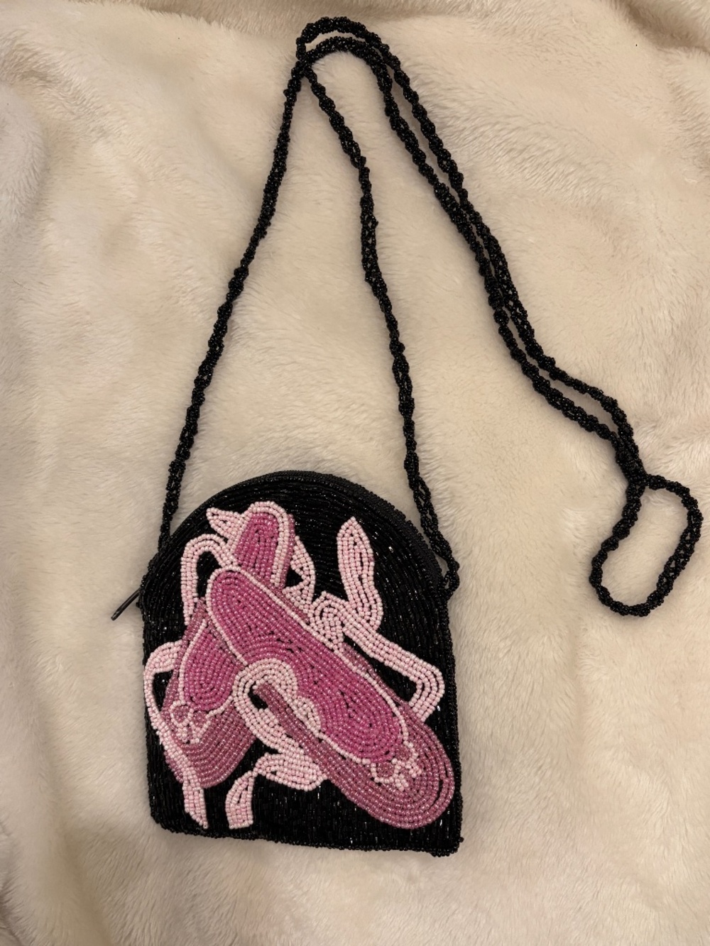 C. Marie beaded ballet slipper purse